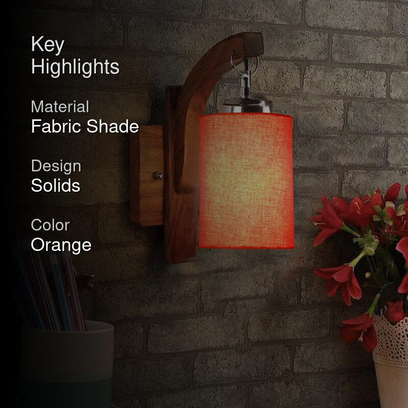 Forma Cylindrical Wall Lamp - Orange