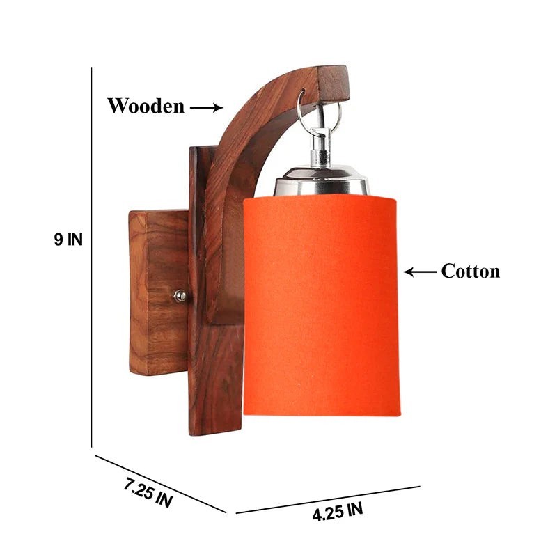 Forma Cylindrical Wall Lamp - Orange