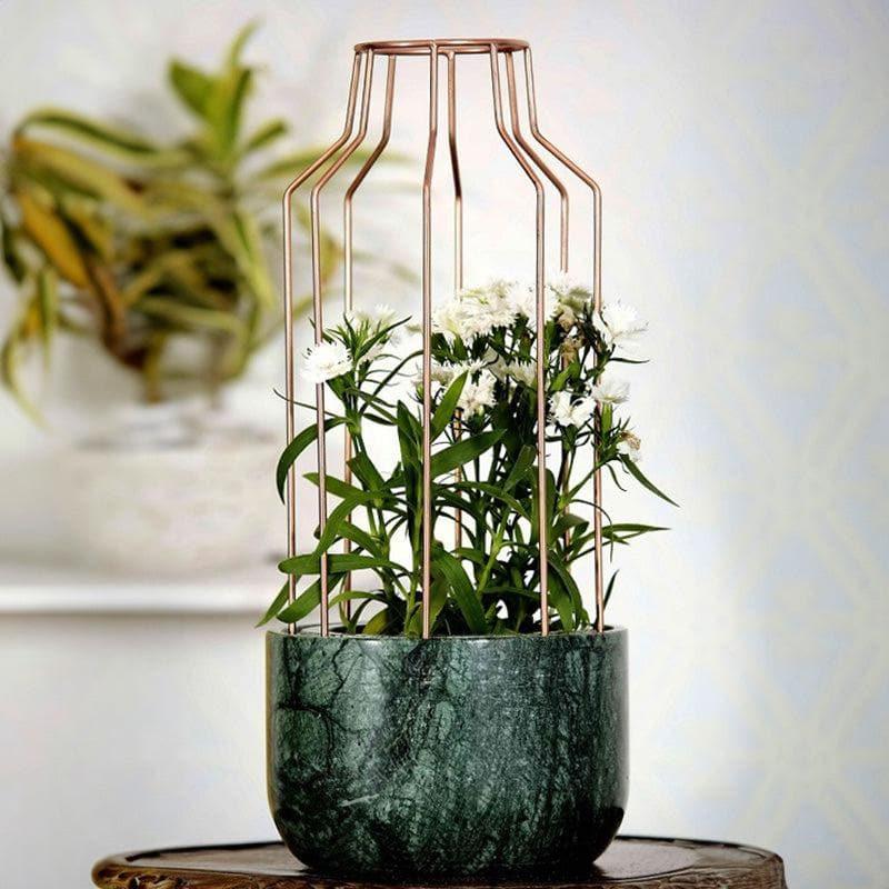 Copper Mesh Eartha Planter - Green