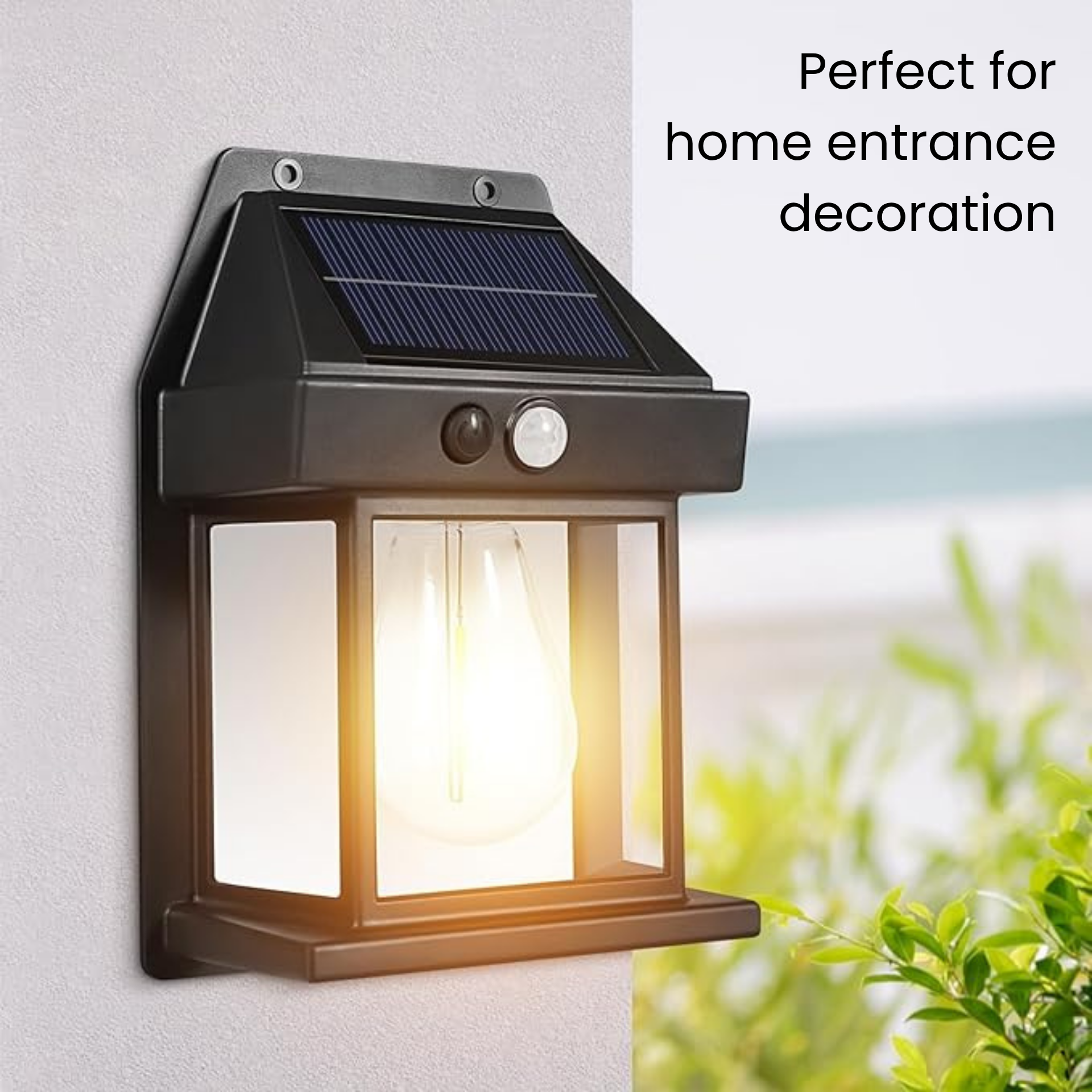Luxury Ambiance | Solar Outdoor Wall Light