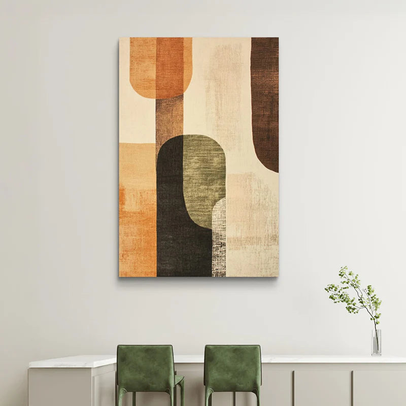 Abstract Terrarium Wall Painting