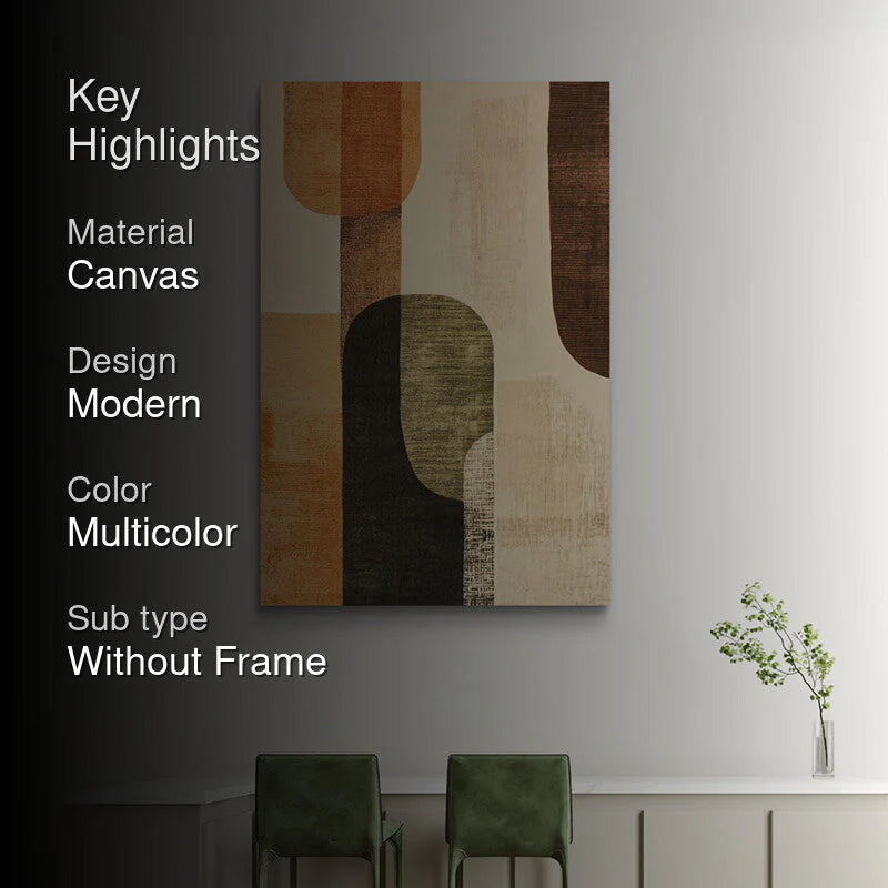 Abstract Terrarium Wall Painting