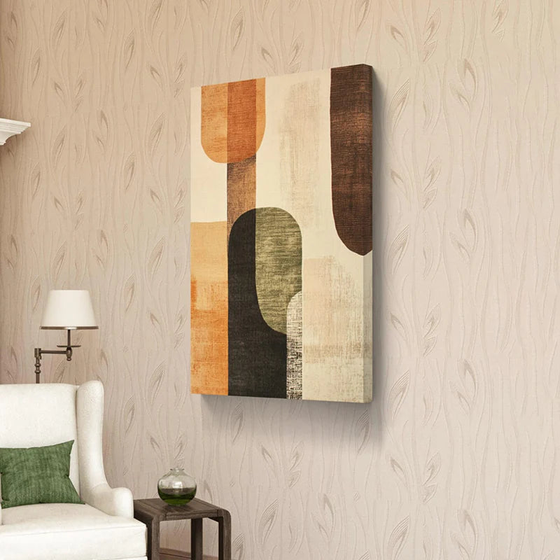 Abstract Terrarium Wall Painting