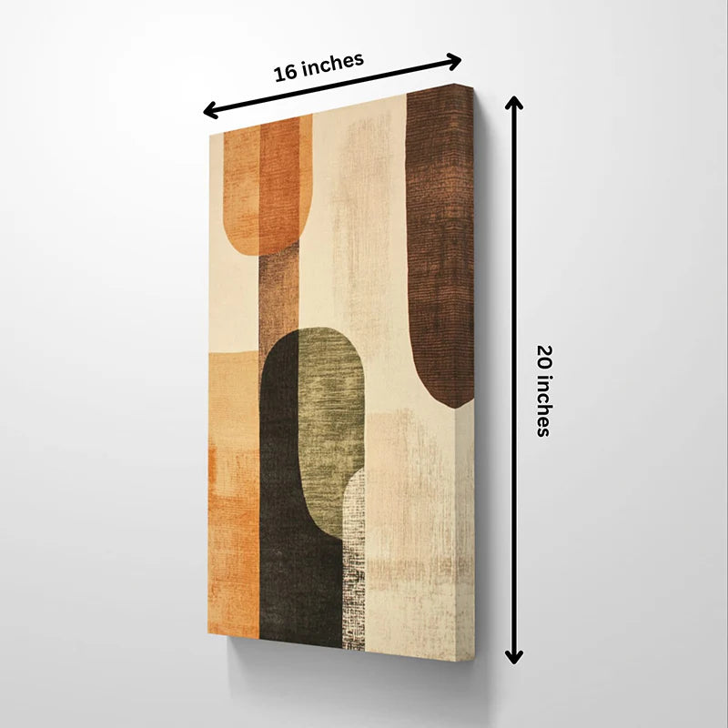 Abstract Terrarium Wall Painting